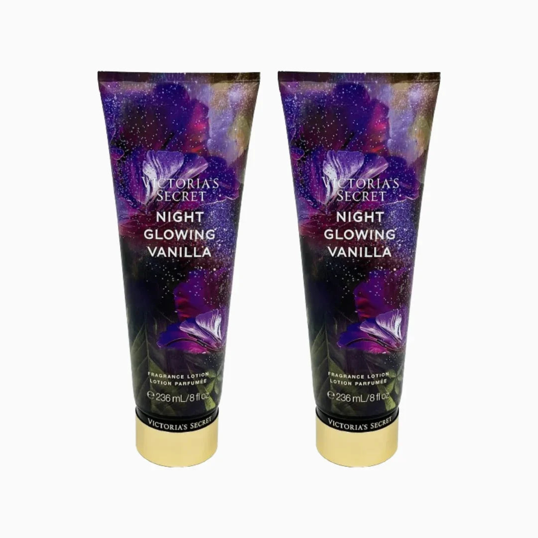 Victoria's Sizeecret Night Glowing Vanilla Body Lotion (Pack Of 2)