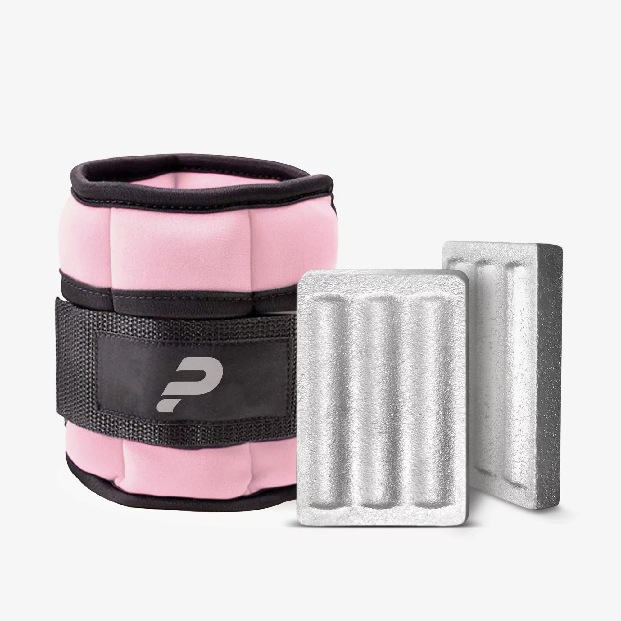 Power Wearhouse Cozy and Durable Power Wrist-Ankle Weights, Pink, 2 x 1 lbs