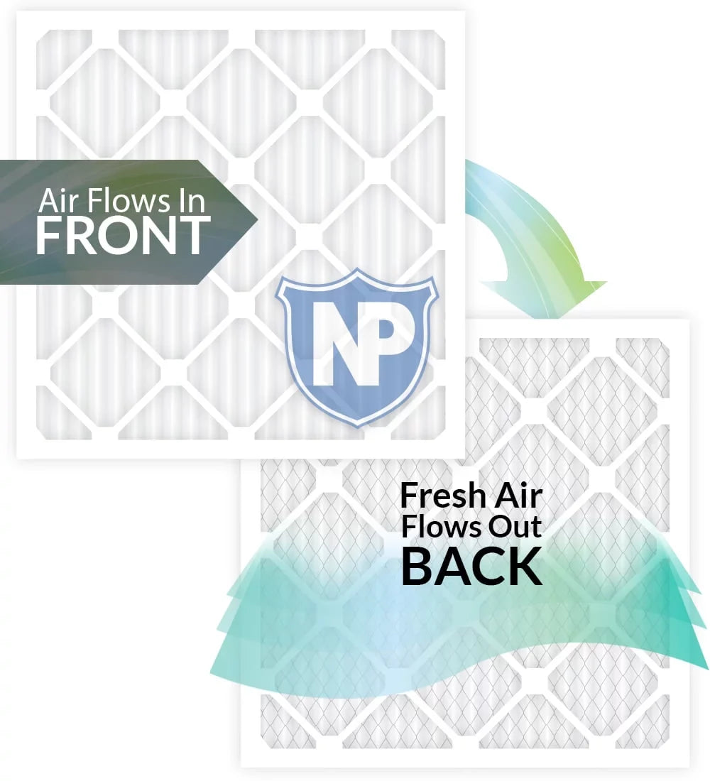 Nordic Pure 16x30x2 Pleated MERV 14 Air Filters 3 Pack