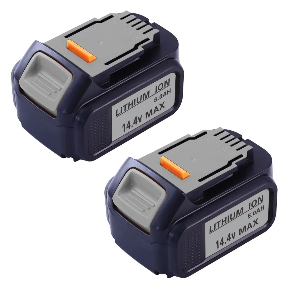 14.4V 5000mAh Lithium Battery Compatible with Dewalt 14.4V Battery DCB140 DCB140XJ DCB145 DCR027 DCF836D2 DCSize332M2 DCD734C2