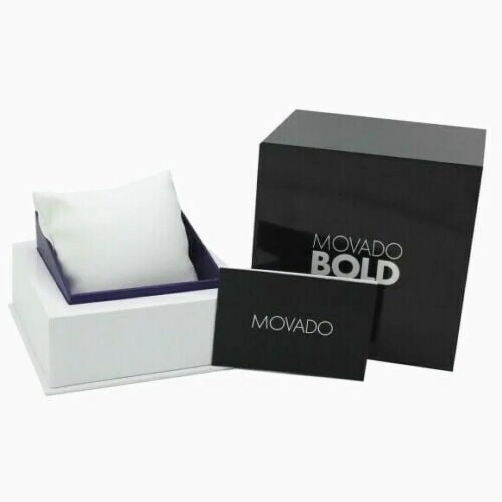 MOVADO BOLD 3600910 VERSizeO GREY CHRONOGRAPH DIAL GREY MESizeH BAND MENSize WATCH
