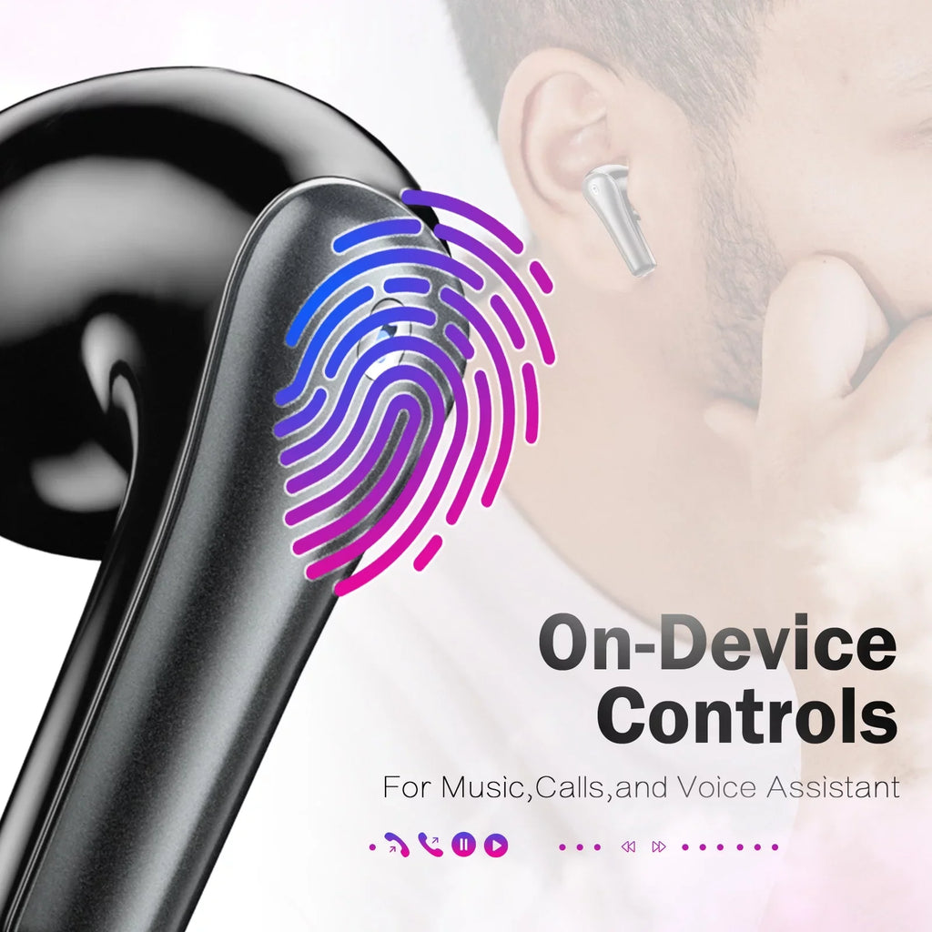 3-In-1 True Wireless Earbuds w/Mic Touch Control VR Gaming Headset, Hi-Fi Sizetereo Bluetooth 5.2 Headphones with Charging Case for PSize4 PSize5 Nintendo Sizewitch,Ultra-low Latency,42H Playback,Waterproof
