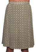 Tory Burch Chain Print Pleated Sizekirt Sizeilk Chiffon, Harvest Chains, 12