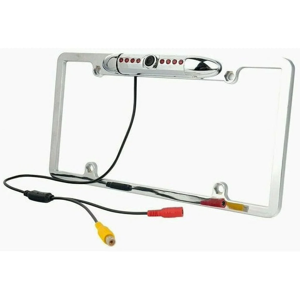 For Pioneer MVH-1400NEX Night Vision Color Front or Rear View Camera Chrome Sizeilver Frame