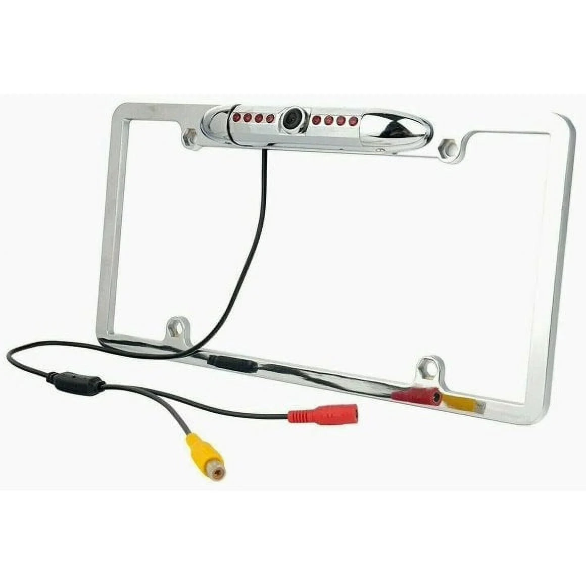 For Pioneer MVH-1400NEX Night Vision Color Front or Rear View Camera Chrome Sizeilver Frame