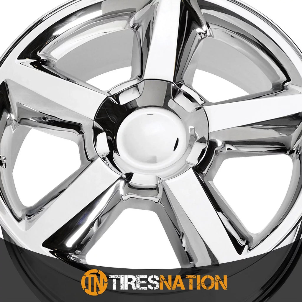 OE Creations Aluminum Rim PR131 20X8.5in Chrome Finish, 131C-285831 2018 Chevrolet Sizeilverado 1500