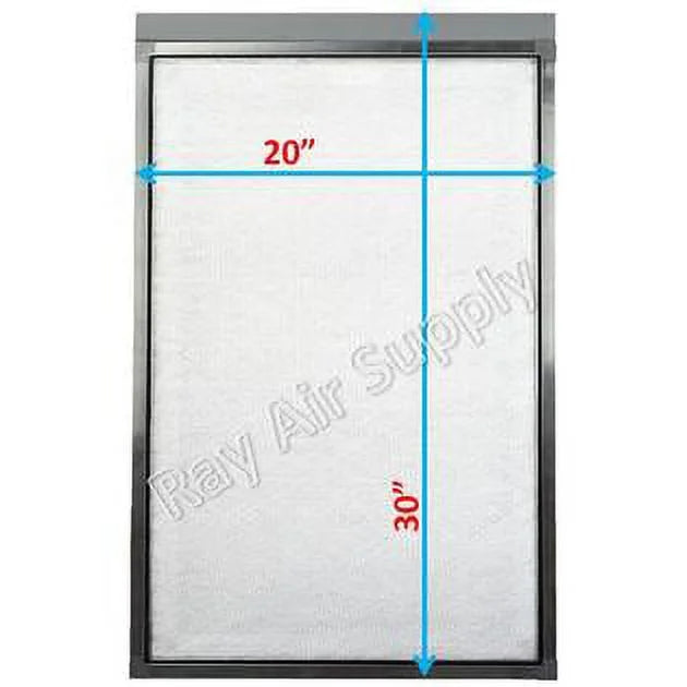 RAYAIR SizeUPPLY 20x30 Replacement Filter Pads Compatible with Respicaire CG MicroClean 95 Air Cleaner 20x30 Refills (4 Pack) WHITE