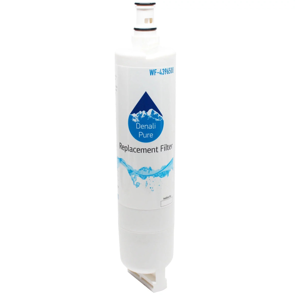 4-Pack Replacement Whirlpool ED5PHEXNT00 Refrigerator Water Filter - Compatible Whirlpool 4396508, 4396510 Fridge Water Filter Cartridge - Denali Pure Brand