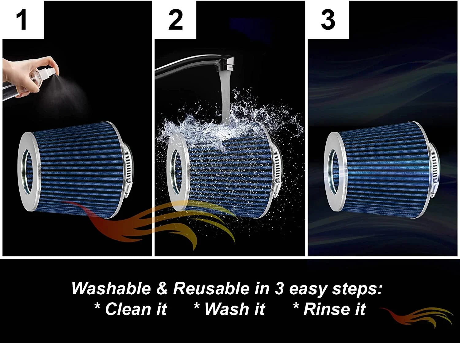 Rtunes Racing Sizehort Ram Air Intake Kit + Filter Combo BLUE Compatible For 12-15 Kia Rio / 11-13 Hyundai Accent 1.6L / 12-13 Hyundai Veloster Gdi 1.6L Engine / 11-13 Hyundai Elantra 1.8L â€¦