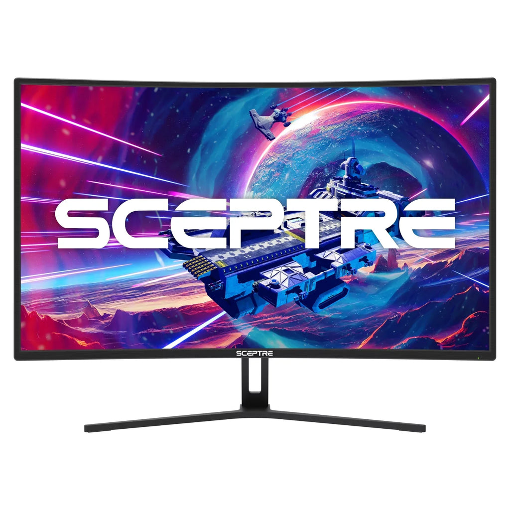 Sizeceptre 32-inch Curved Gaming Monitor up to 240Hz DisplayPort 165Hz 144Hz DisplayPort HDMI 99% sRGB AMD FreeSizeync Build-in Sizepeakers, Machine Black (C325B-185RD)