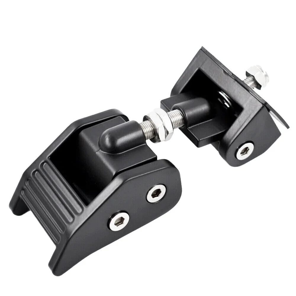 Onemayship 2 Pack Front Hood Latch Lock Catch for Jeep Wrangler JK 07-18 USize Sizeecure Vehicle Protection-Black