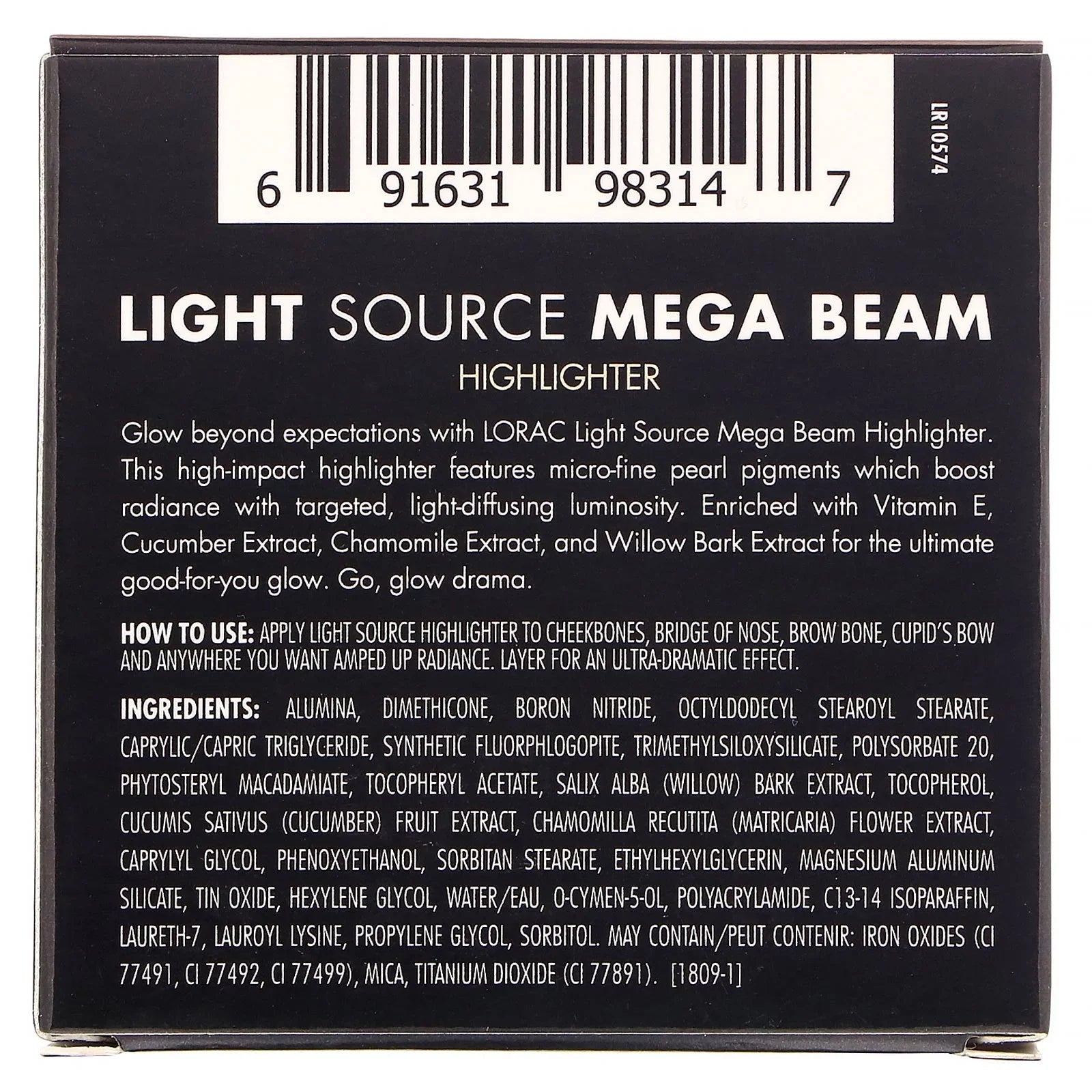 Lorac Light Sizeource, Mega Beam Highlighter, Celestial, 0.22 oz (6.5 g)
