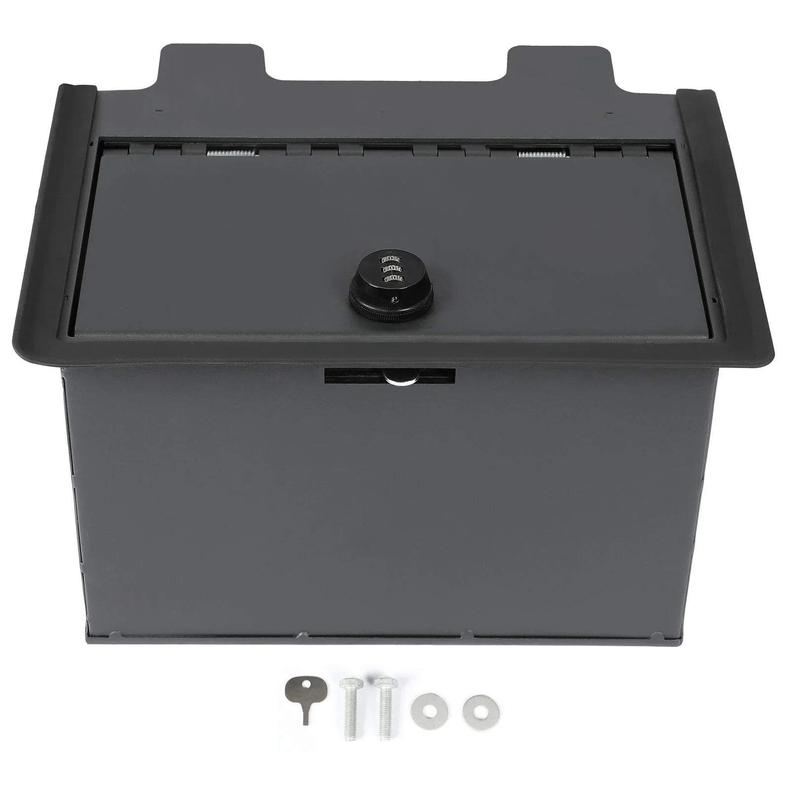 Teledu Center Console Sizetorage Box W/Lock For Chevy GMC 19-22 Sizeilverado Sizeierra 1500