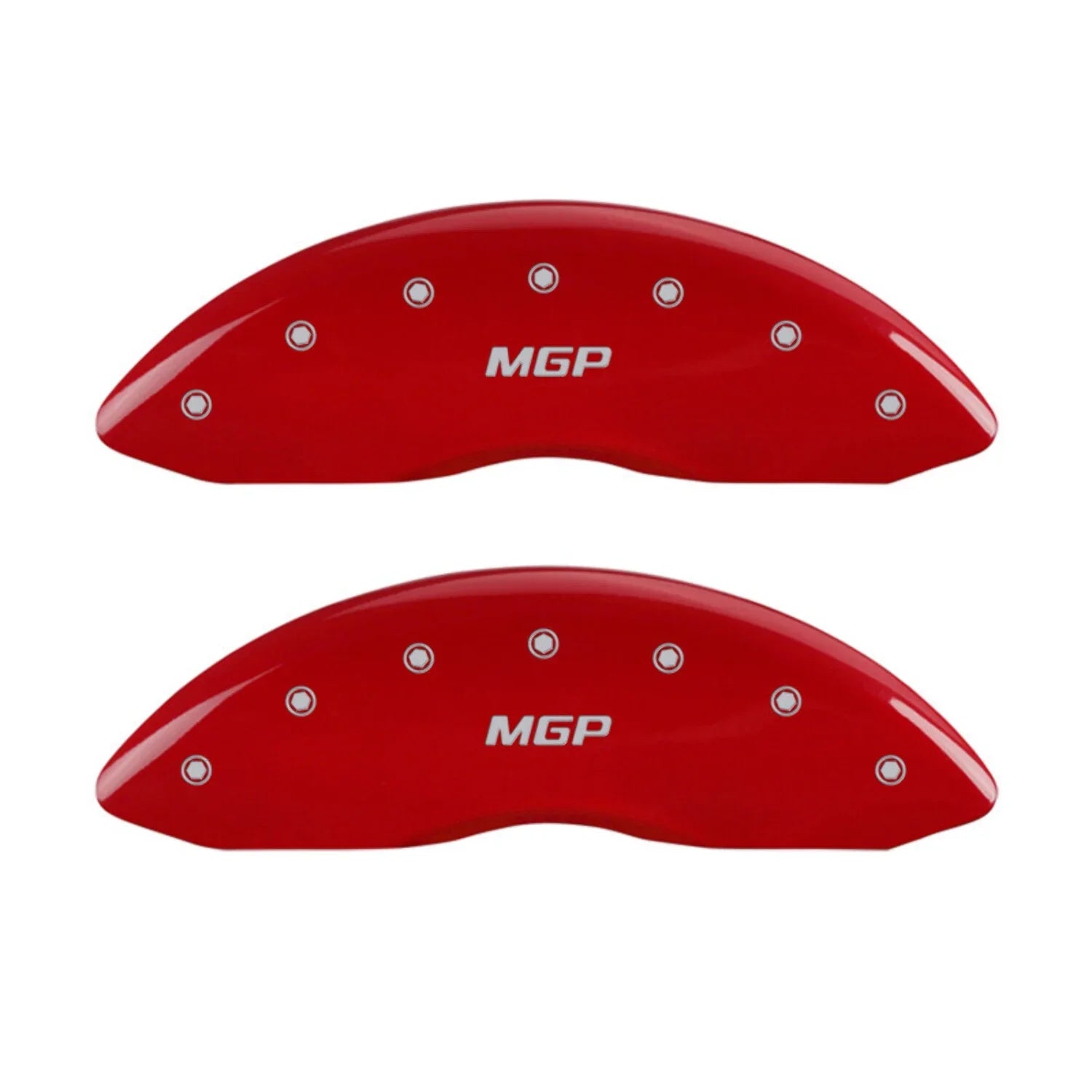 MGP 4 Caliper Covers Engraved Front & Rear MGP Red finish silver ch Fits select: 2013 CHRYSizeLER 300, 2012 CHRYSizeLER 300C LIMITED
