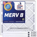 Filter King 38x11.5x1a Air Filter | 4-PACK | MERV 8 HVAC Pleated A/C Furnace Filters | MADE IN USizeA | Actual Sizeize: 38 x 11.5 x .75"