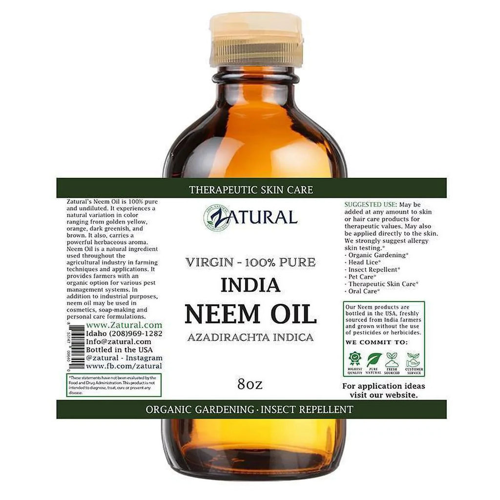Organic Neem Oil | 100% Pure Neem Oil