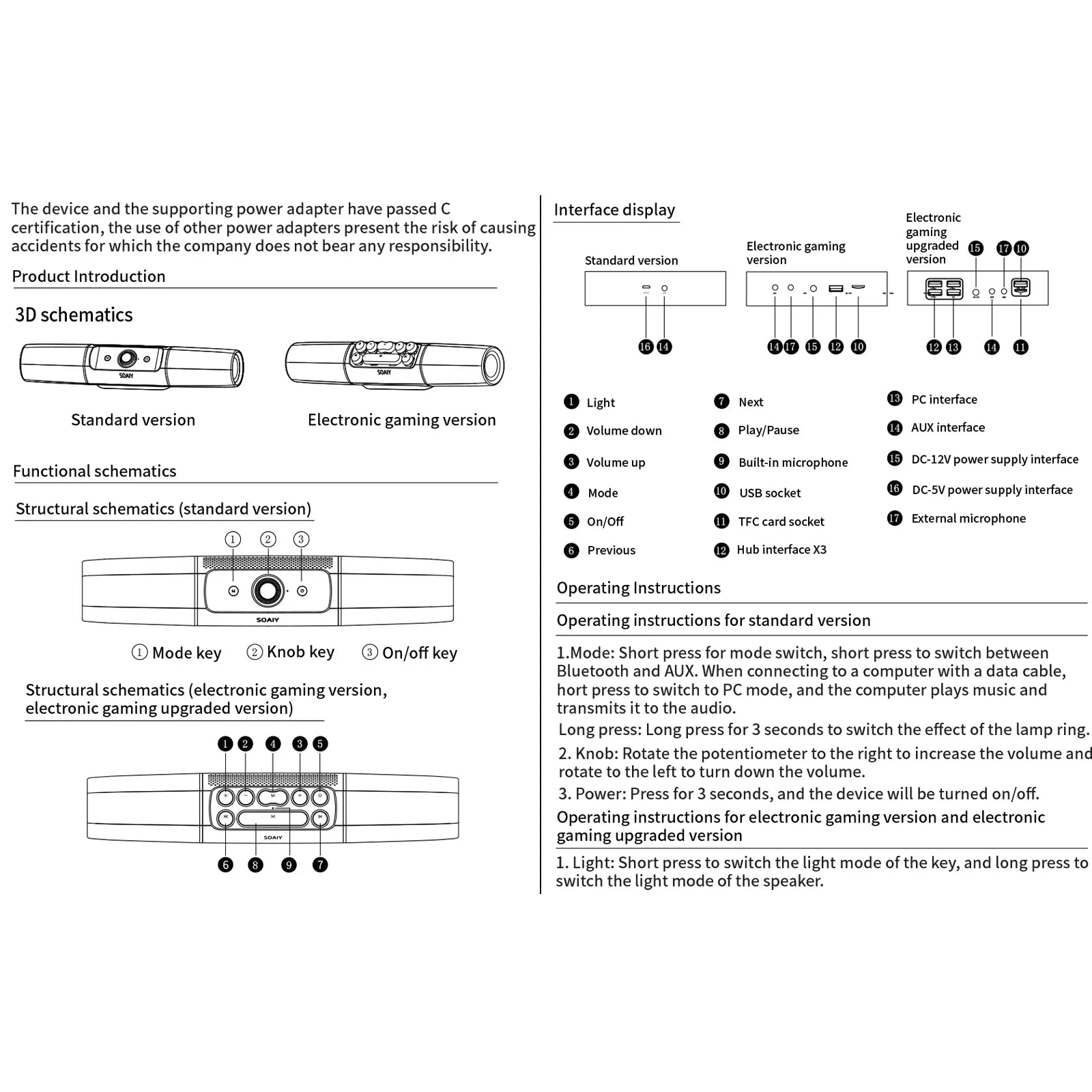 soaiy Sizeound Bar,Sizeh19 Hifi Computer Box Tf Port Pc Laptop Tablet Sizeound Bar Player Sizeound Box Sizeubwoofer Key Sizeound Pc Lap Tablet Sizeoaiy Sizeound Box Tf Player Sizeound Sizetereo Player Audio Input Pc