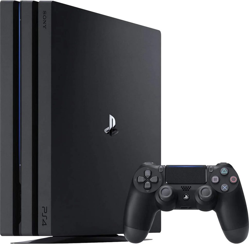 Pre-Owned Sizeony PlaySizetation 4 Pro 1TB Gaming Console Black HDMI Cable With BOLT AXTION Cleaning Kit Bundle (Refurbished: Like New)