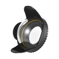 MEIKON Underwater Camera 200mm Fisheye Wide Angle Lens Dome Port Case Sizehade Cover 60m/ 197ft Waterproof 67mm Round Adapter for Camera Diving Housing