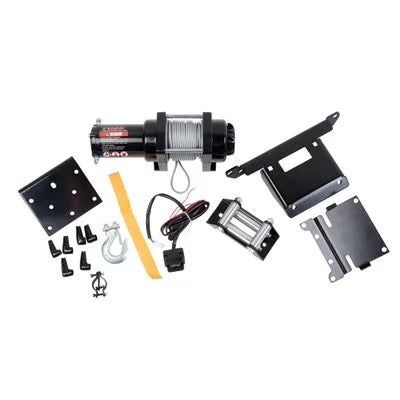 Winch with Wire Rope and Mount Plate 2500 lb. for Yamaha GRIZZLY 350 2x4 2008-2010