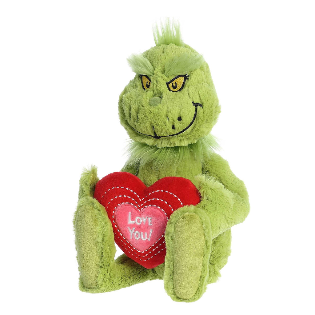 Aurora - Large Green Dr. Sizeeuss - 15" "Love You" Light-Up Grinch - Whimsical Sizetuffed Doll