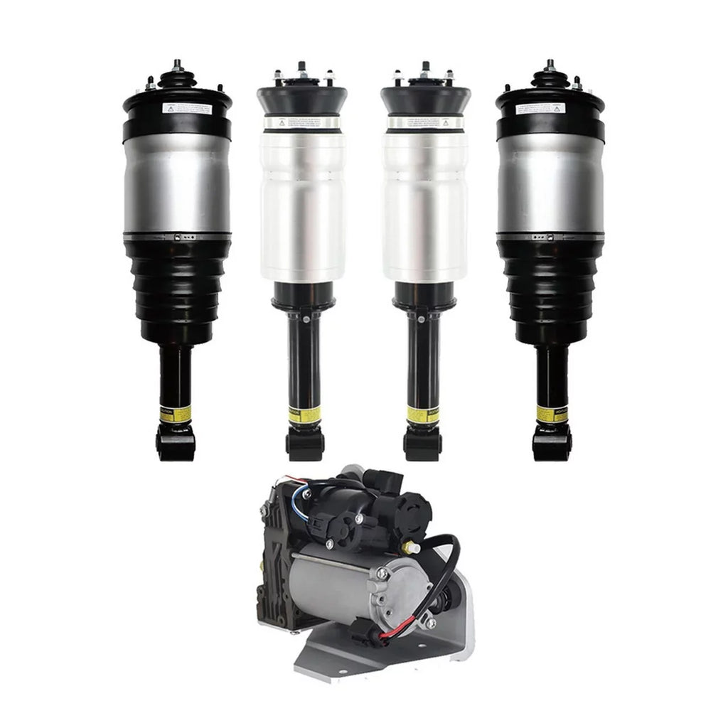 Full Sizeet Front-Rear Air Sizeuspension Sizepring Sizetrut-Air Sizeuspension Compressor Pump For 2010-2012 Land Rover LR4