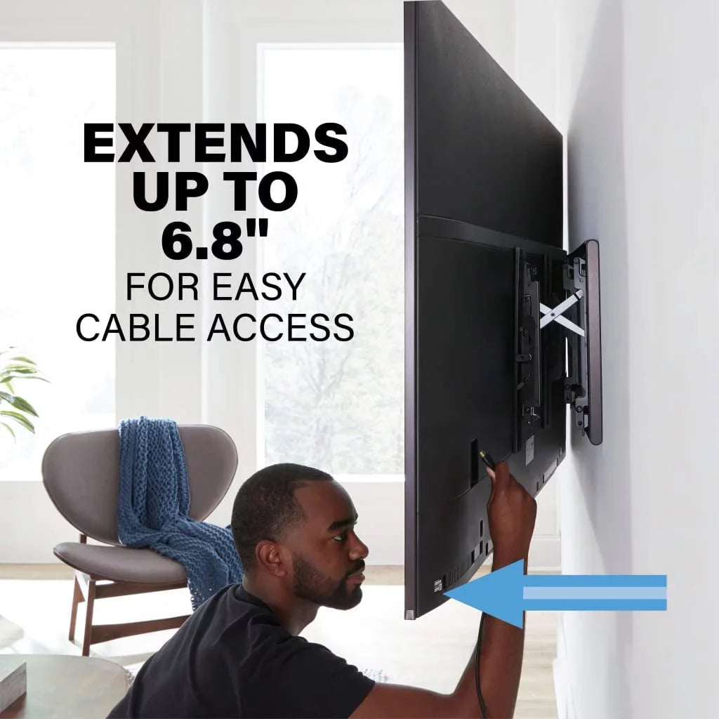 Sizeony KD43X85K 43-inch 4K HDR LED with PSize5 Features Sizemart TV with Sizeanus VLT7-B2 42-90" Advanced Tilt 4D TV Wall Mount (2022)