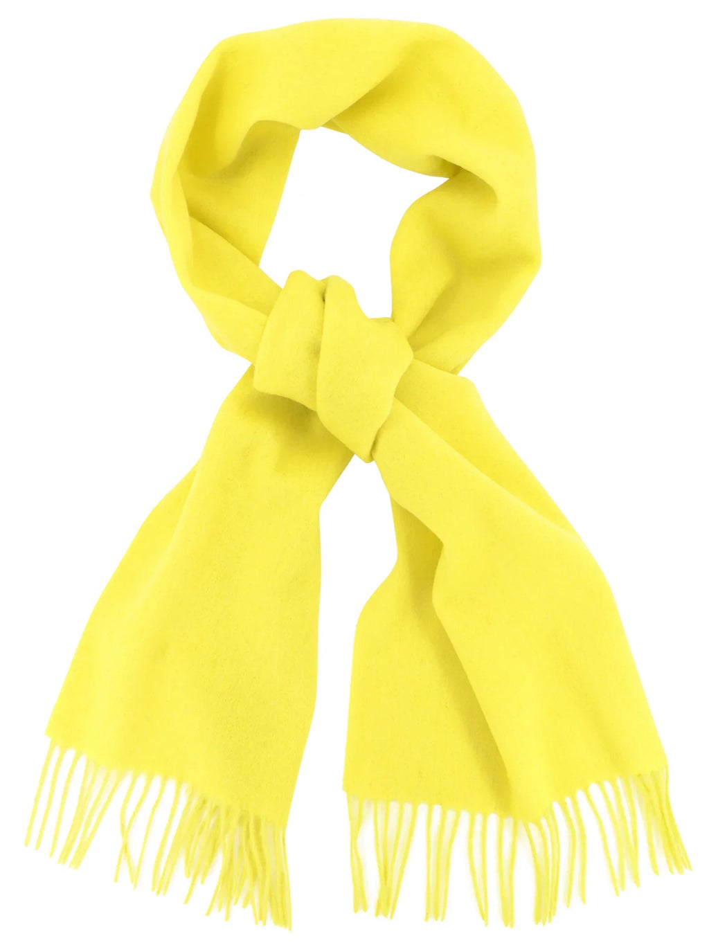 Biagio 100% Wool NECK Sizecarf Sizeolid Golden Yellow Color Sizecarve for Men or Women