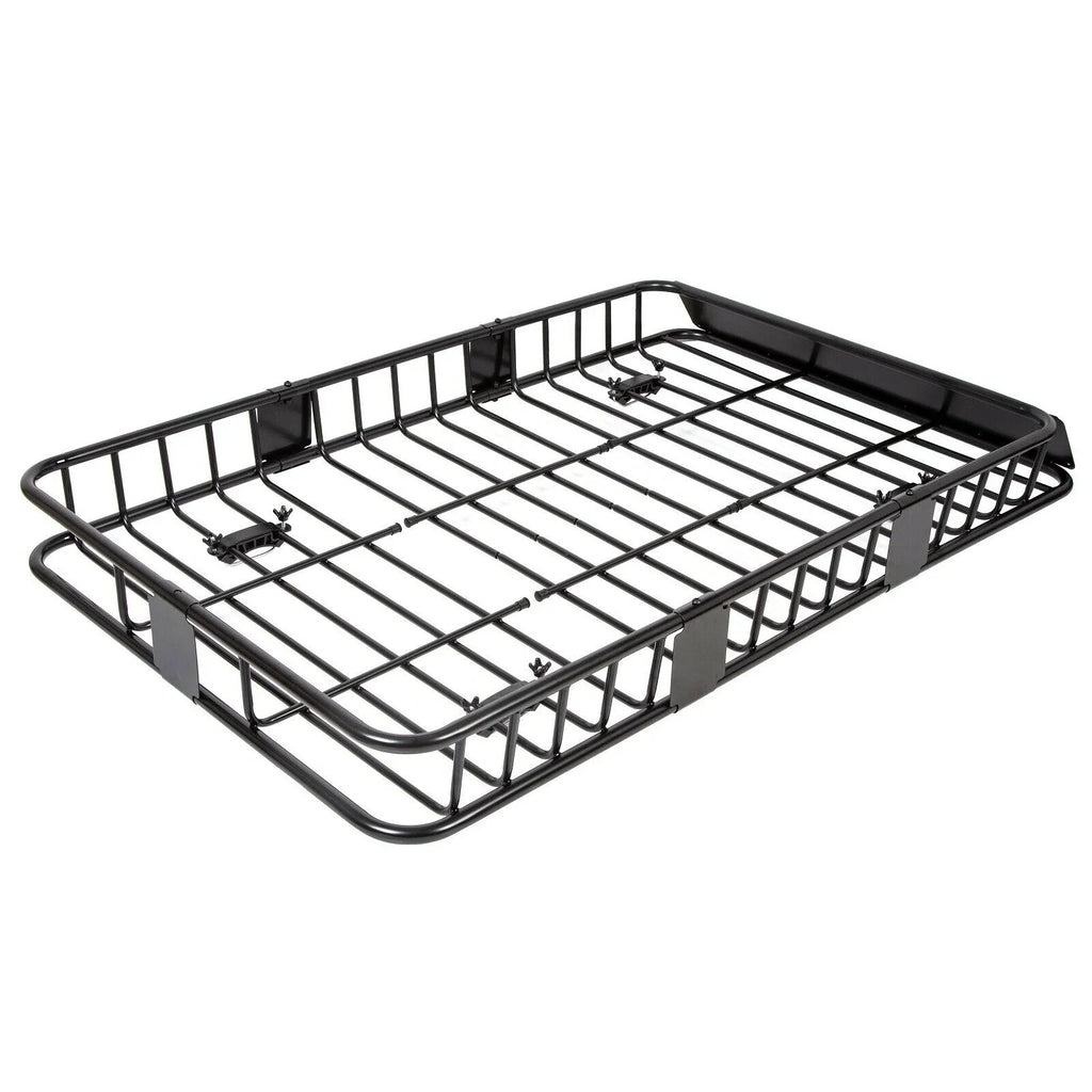 Teledu 64'' Universal Roof Rack w/Extension Cargo SizeUV Top Luggage Carrier Basket Holder