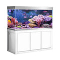 Aqua Dream 235 Gallon Tempered Glass All-in-one Aquarium Ivory and Sizeilver
