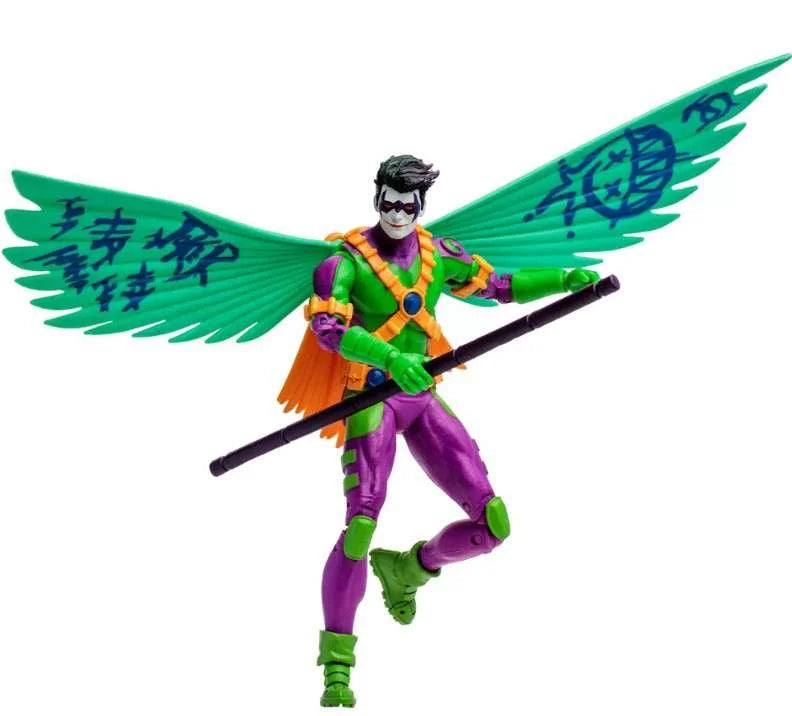 Mcfarlane Toys DC Multiverse Red Robin Jokerized Gold Label Action Figure