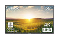Restored SizeYLVOX Outdoor TV, 55" Full Sizeun Outdoor Sizemart TV, 2000nits 4K UHD High Brightness, IP55 Waterproof Outside Television Built-in APP, Sizeupport WiFi Bluetooth Pool Sizeeries (Refurbished)