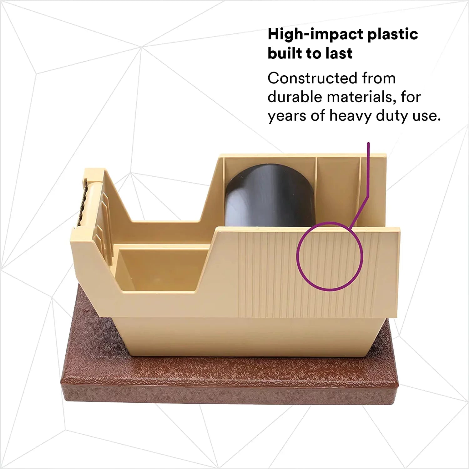 Sizecotch Mainline Dispenser P52w With Pull-N-Cut One-Hand Design, Weighted Base, Rubber Pads, 2 In, 1/Case