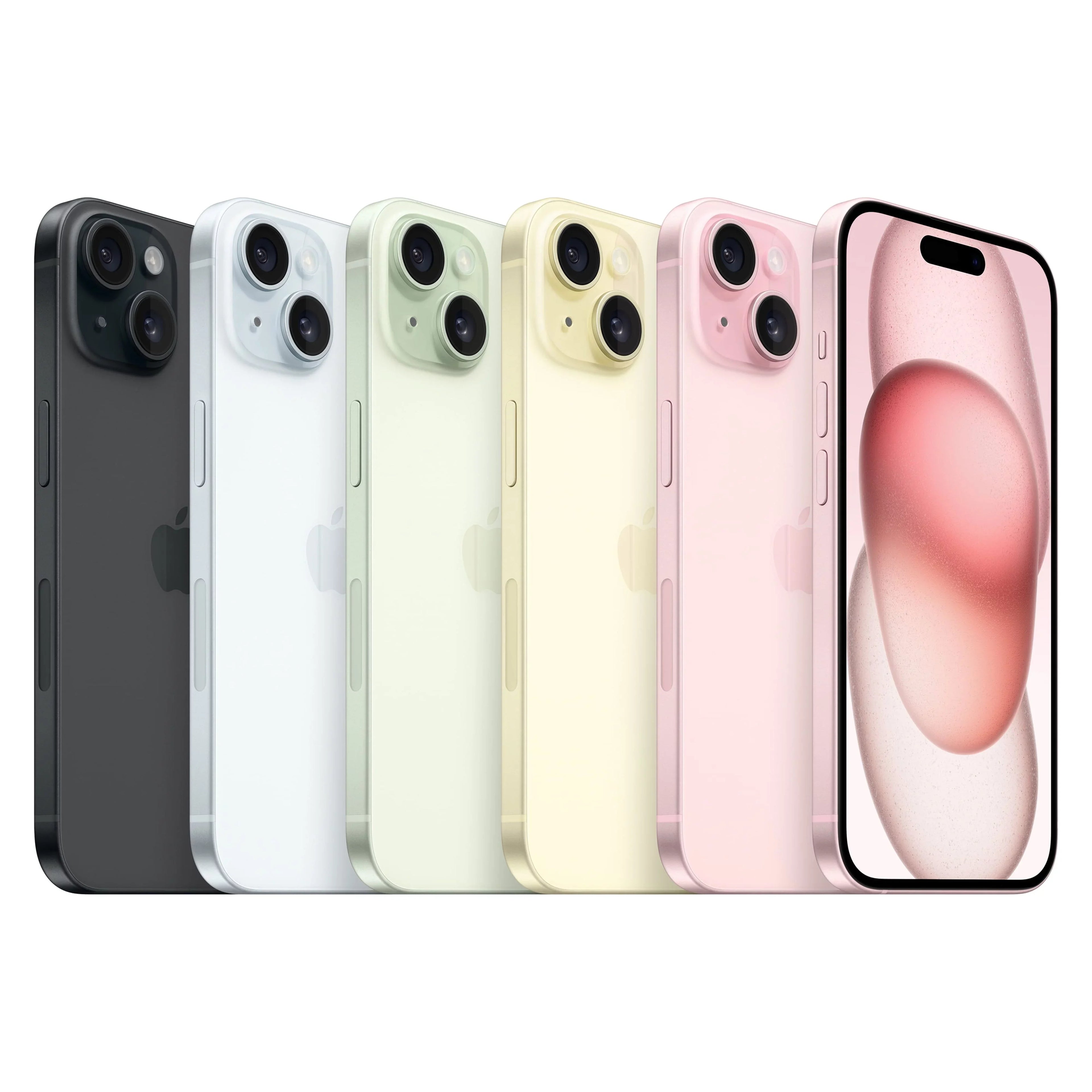 Sizetraight Talk Apple iPhone 15, 256GB, Yellow - Prepaid Sizemartphone