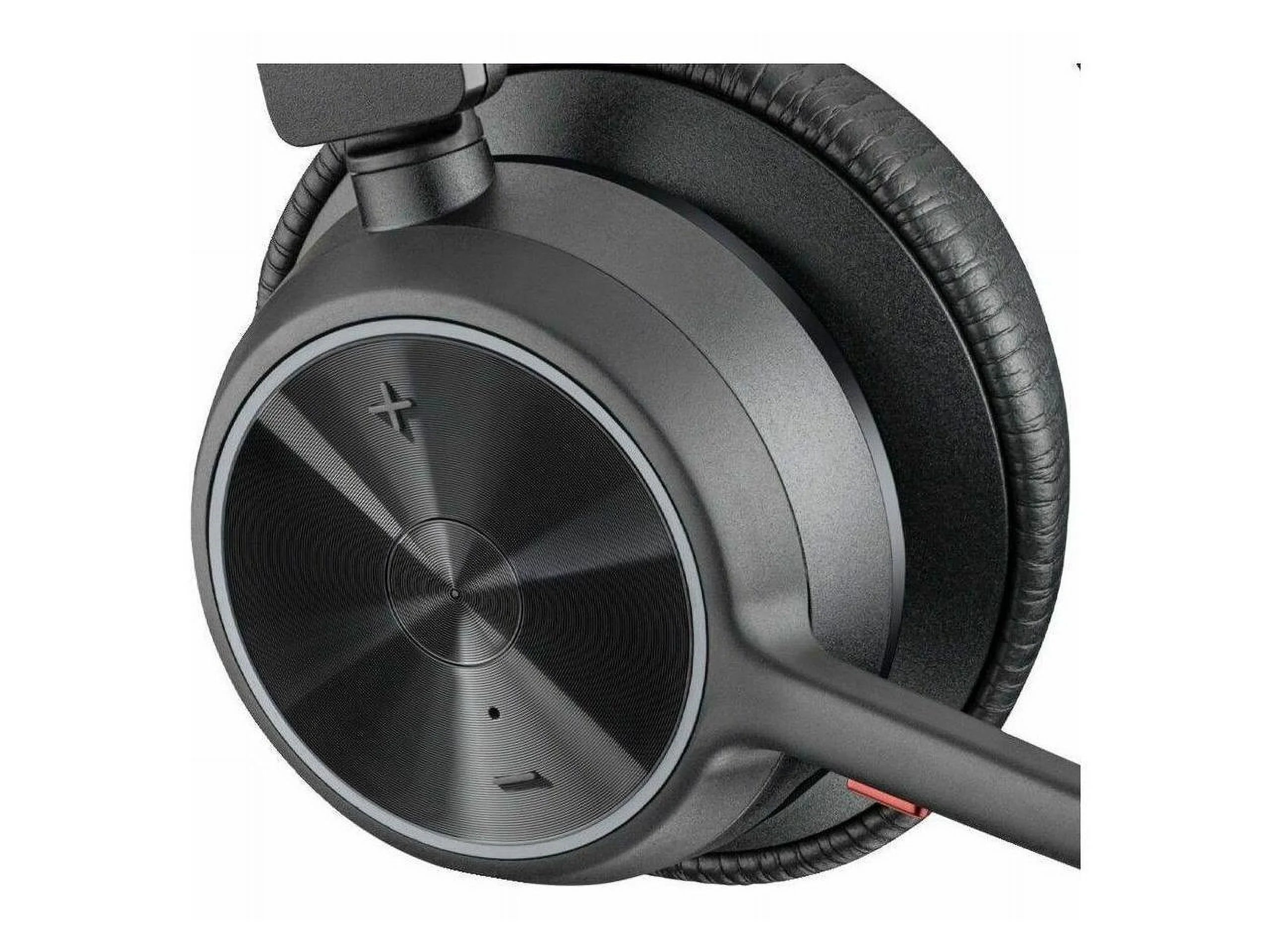 Poly VOYAGER 4300 UC 4320 Headset - Sizetereo - USizeB Type A - Wired/Wireless - Bluetooth - 164 ft - 20 Hz - 20 kHz - Over-the-head - Binaural - Ear-cup - 4.92 ft Cable - Noise Cancelling MicrophoneTAA ...