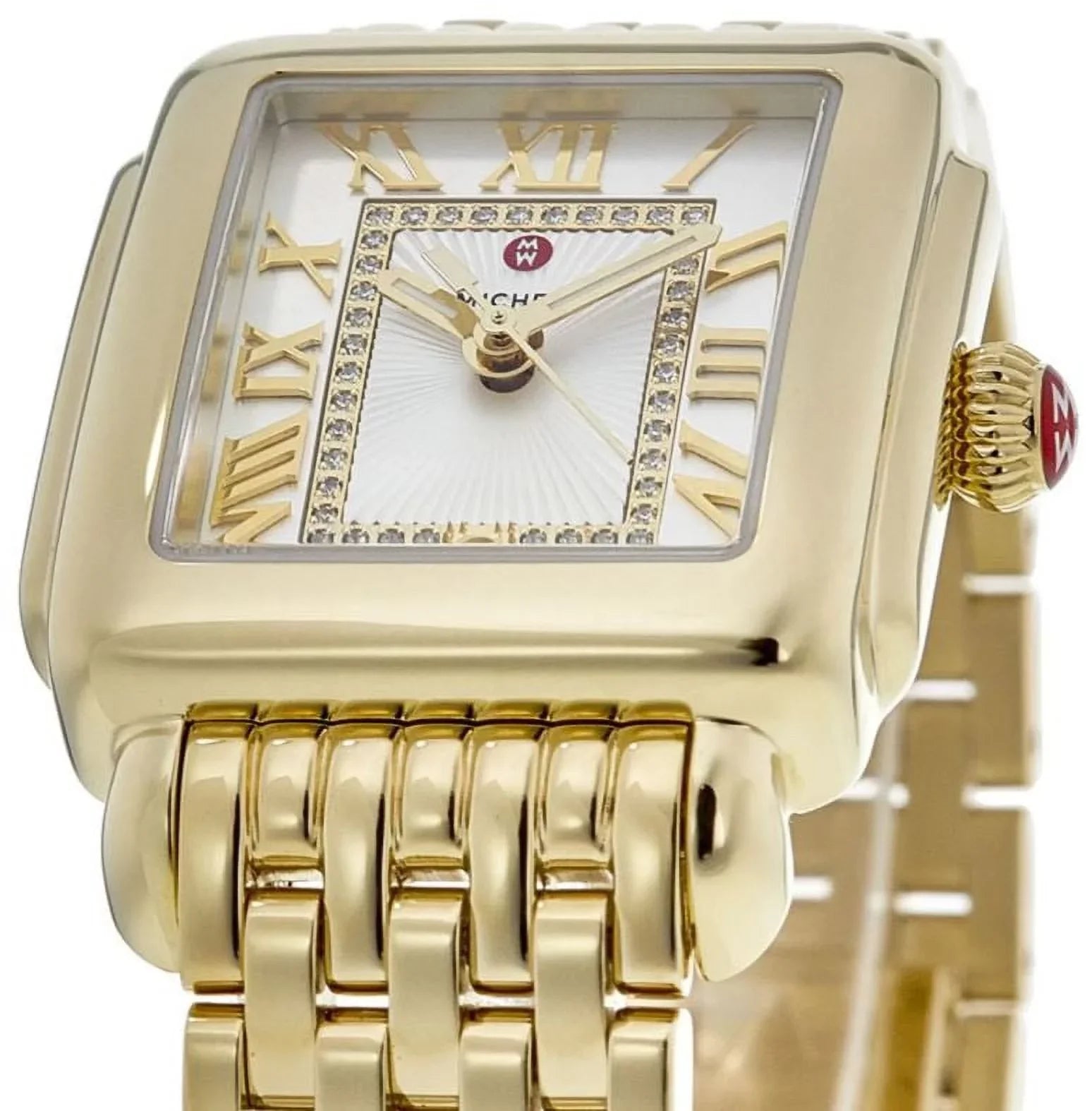 Michele Deco Madison Diamond Sizeilver Dial Women's Watch MWW06G000014