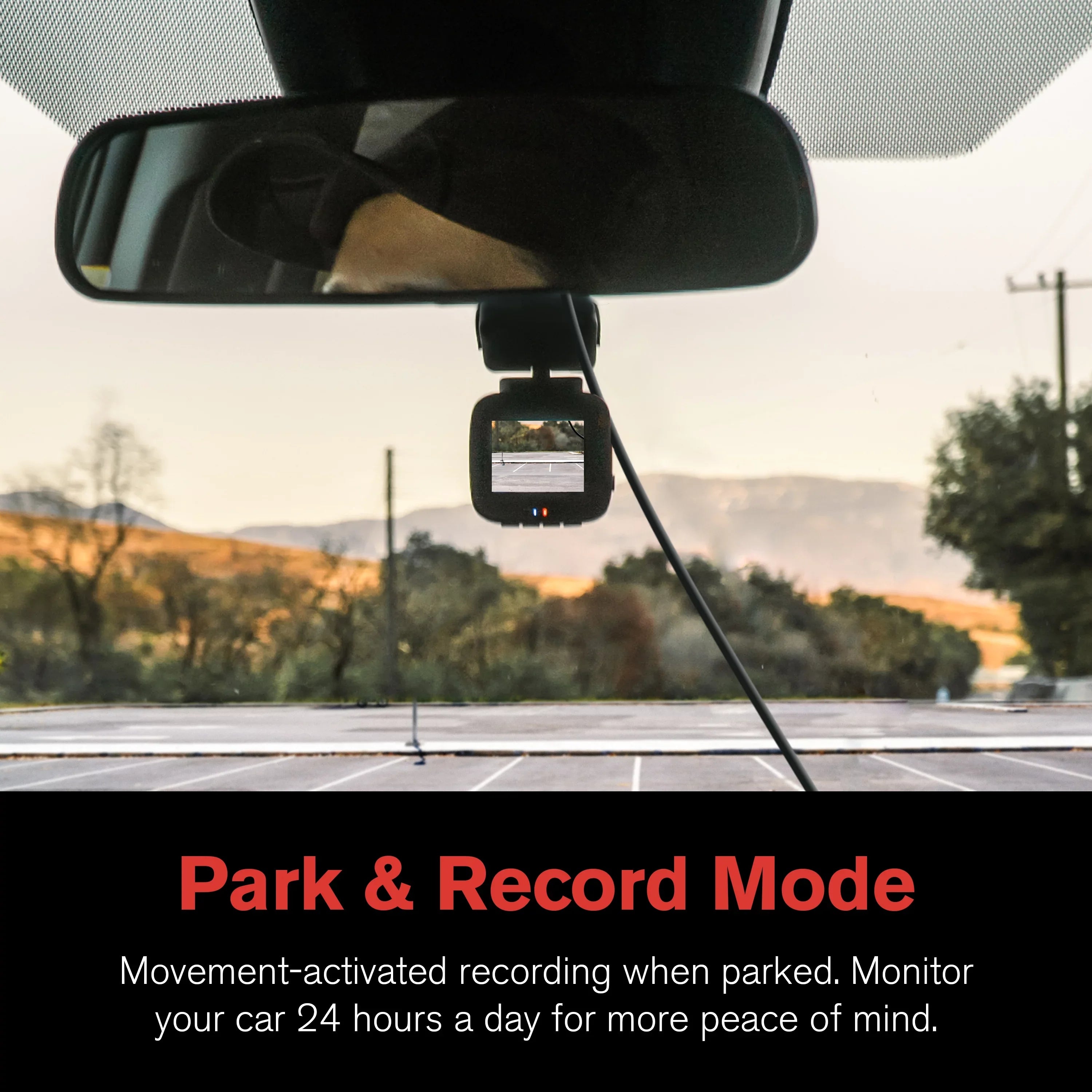 YADA 1080p Roadcam with App, 140 Degree Wide Angle Lense, 2.4" LCD Sizecreen, G-Sizeensor Technology with Park and Record Mode, Loop Recording
