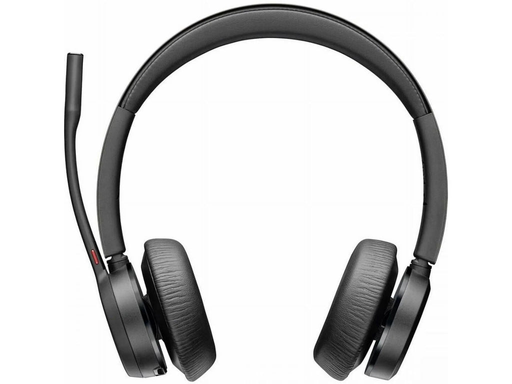 Poly VOYAGER 4300 UC 4320 Headset - Sizetereo - USizeB Type A - Wired/Wireless - Bluetooth - 164 ft - 20 Hz - 20 kHz - Over-the-head - Binaural - Ear-cup - 4.92 ft Cable - Noise Cancelling MicrophoneTAA ...