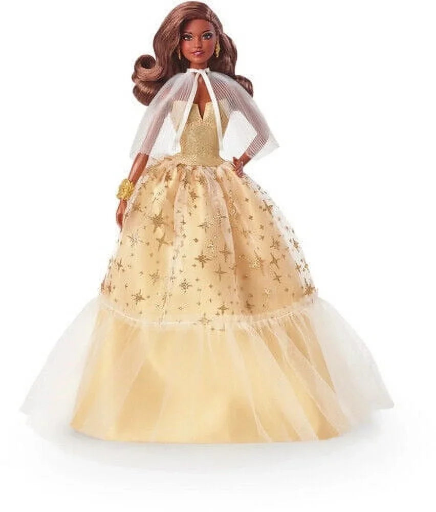 Mattel - 2023 Holiday Doll (Dark Brown Hair) [New Toy] Ltd Ed, Paper Doll, Col