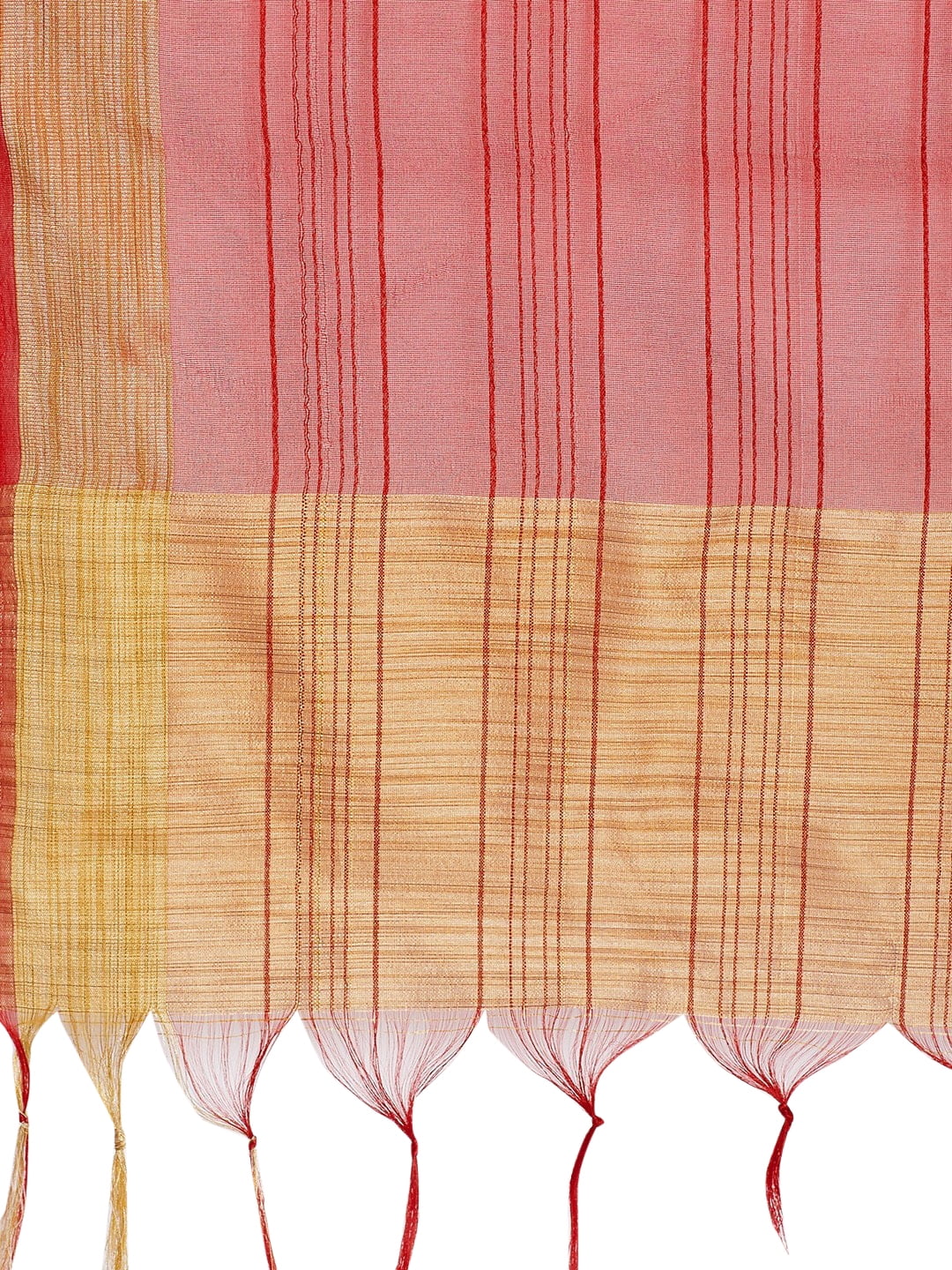 eloria Plain Red Woman's Indian Ethnic Chunni, Dupatta, Sizetole, Sizecarf Sizehawl Wrap
