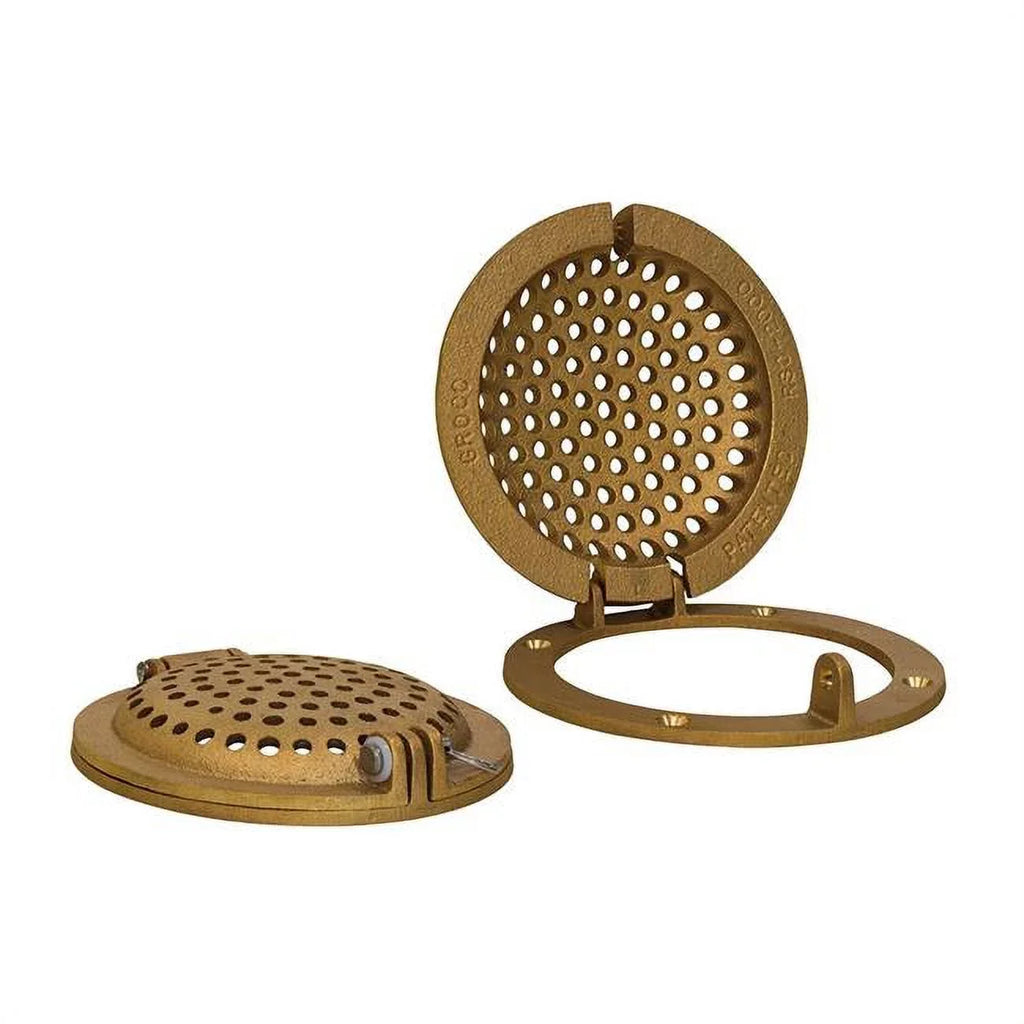 Groco RSizeC-4000 Bronze Round Hull Sizetrainer with Access Door for Up to 4 in. Thru-Hull