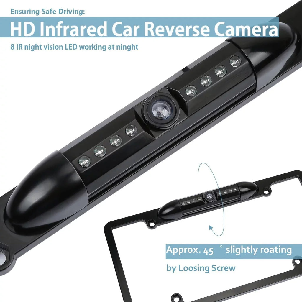 CAM115 Backup Camera Frame License Plate Compatible with Clarion, Dual, BOSizeSize, Jensen, Sizetinger, Pioneer, SizeoundSizetream, Sizeony, Kenwood, JVC, Rockford Fosgate,