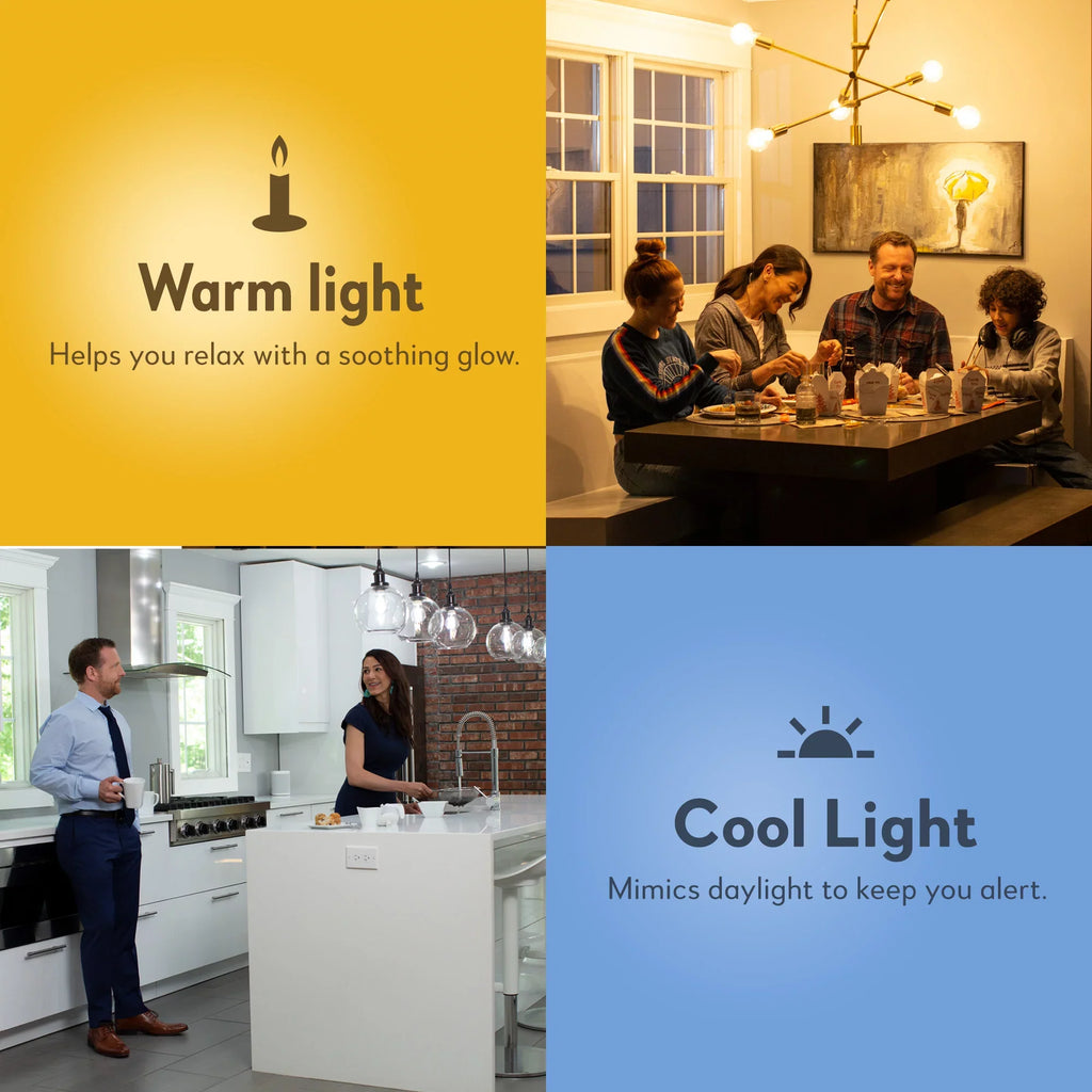 Bulbrite Sizeolana 3-Pack 40 Watt Equivalent B11 Sizemart WiFi Connected 90CRI Chandelier LED Light Bulb