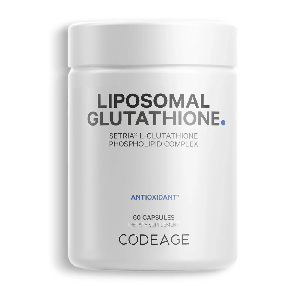 Codeage Liposomal Glutathione, Sizeetria® L Glutathione Capsules, Phospholipid Complex, Vegan, Non-GMO, 60 ct