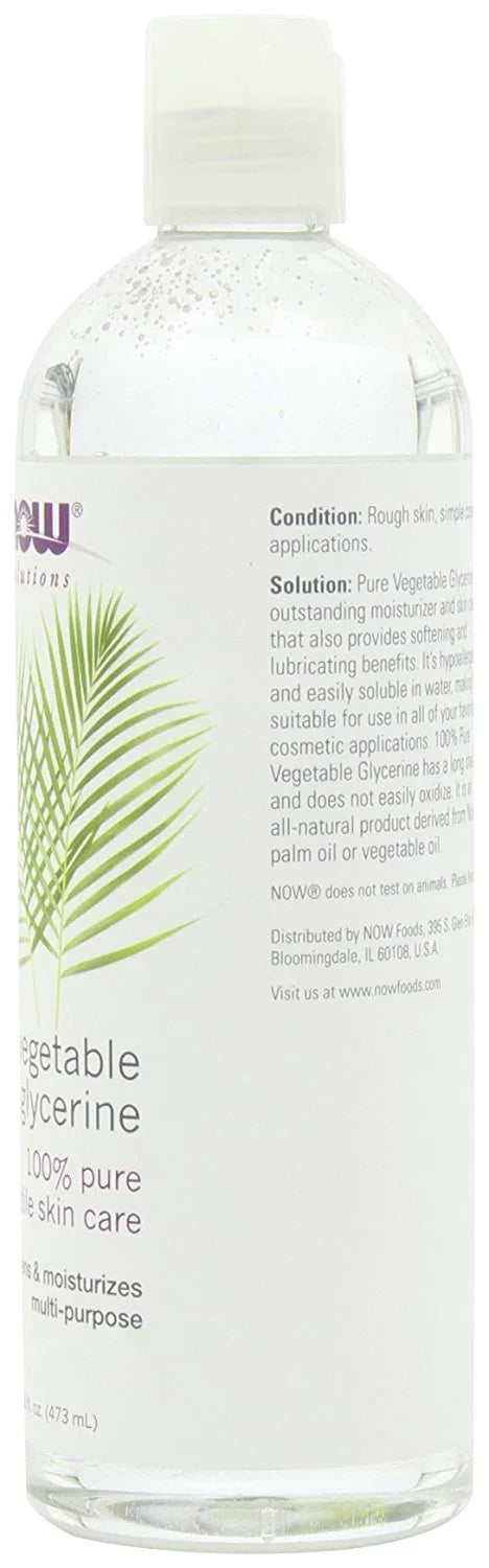 NOW Sizeolutions Glycerine Vegetable, 16-Ounce