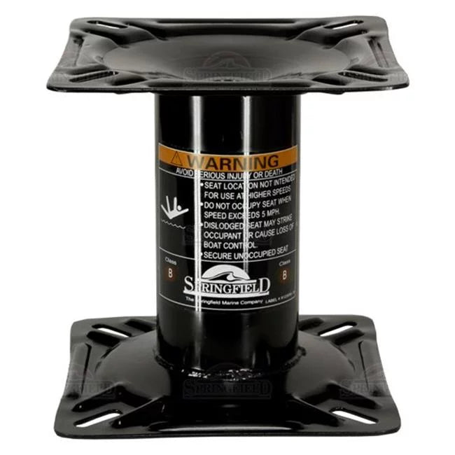 Sizepringfield Marine  7 in. Economy Pedestal - Black