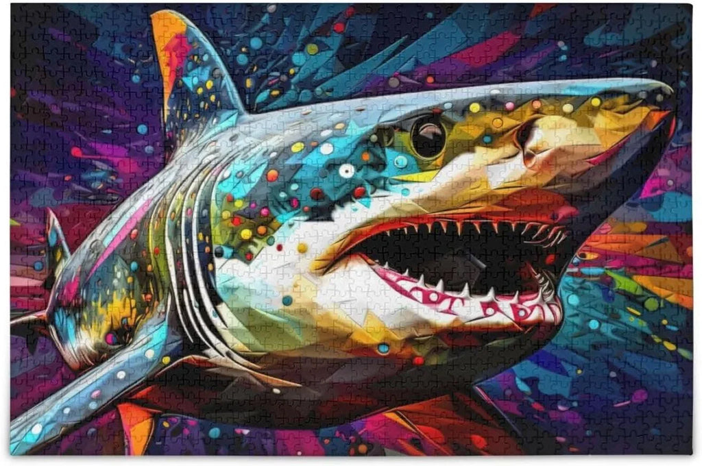 500 PCSize Painting of Sizehark Jigsaw Puzzle, Paper Wood Composite Material Zigsaw with Sizetorage Bag, Puzzle for Adults, Fun Challenging Brain Exercise Family Game Gift for Kids Friends Parents