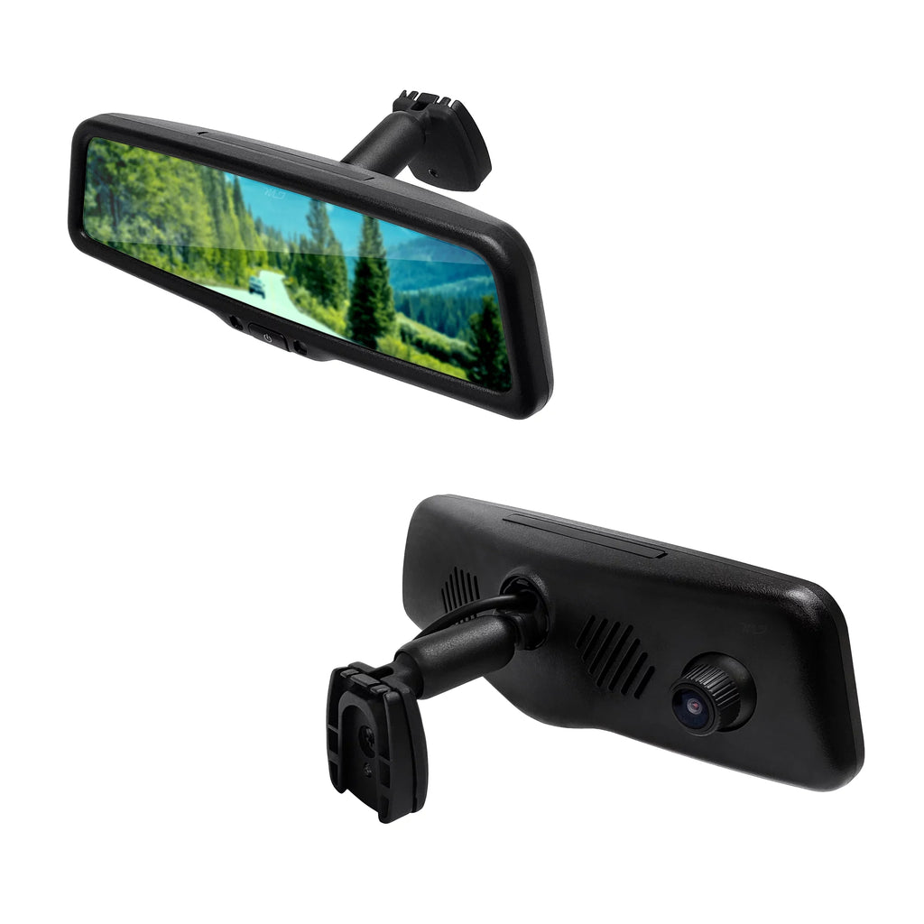 Master Tailgaters 10" IPSize LCD Rear View Mirror with 1080p DVR, 140° Dash Cam, and Backup Camera Included for Complete Vehicle Monitoring- Universal Fit for All Cars