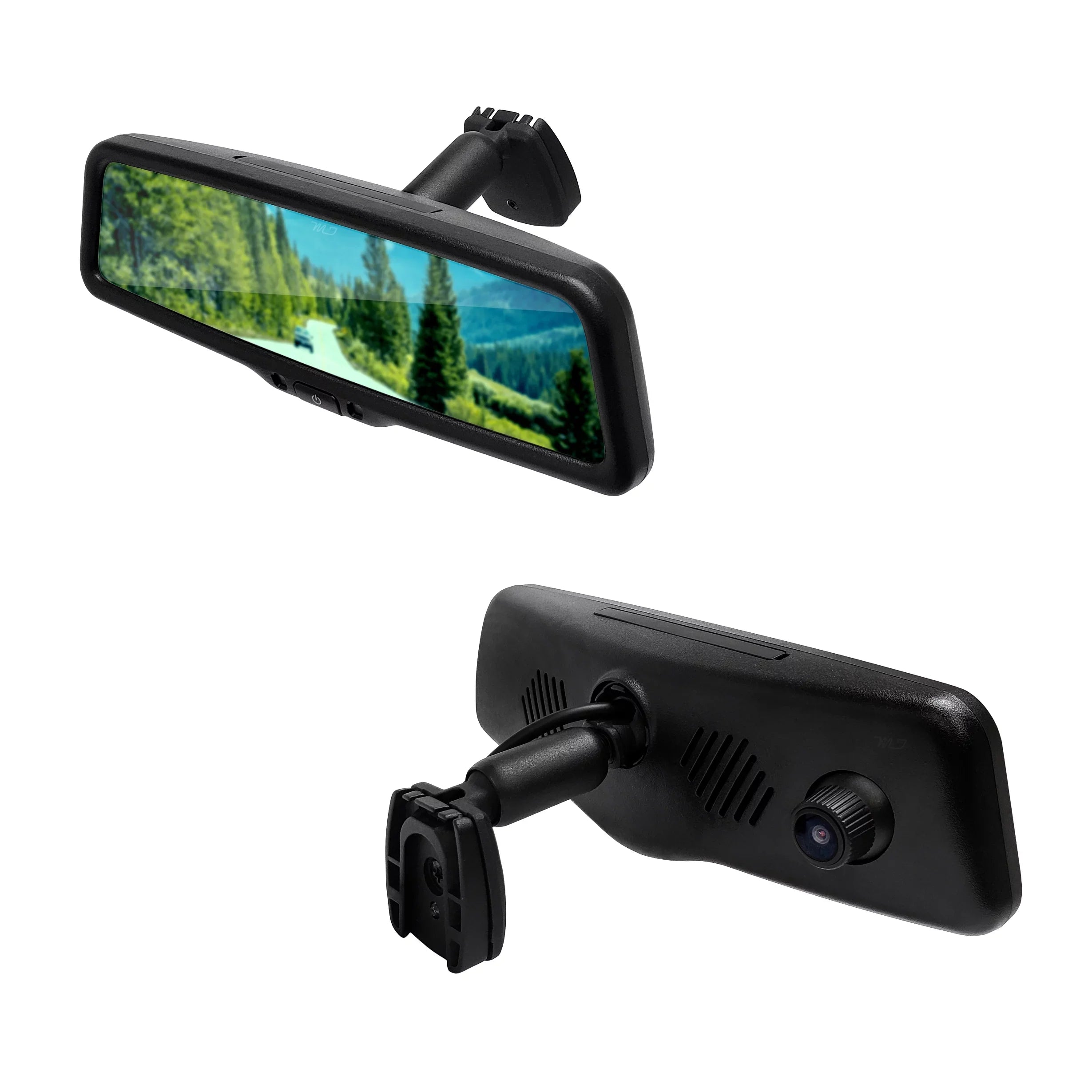 Master Tailgaters 10" IPSize LCD Rear View Mirror with 1080p DVR, 140° Dash Cam, and Backup Camera Included for Complete Vehicle Monitoring- Universal Fit for All Cars