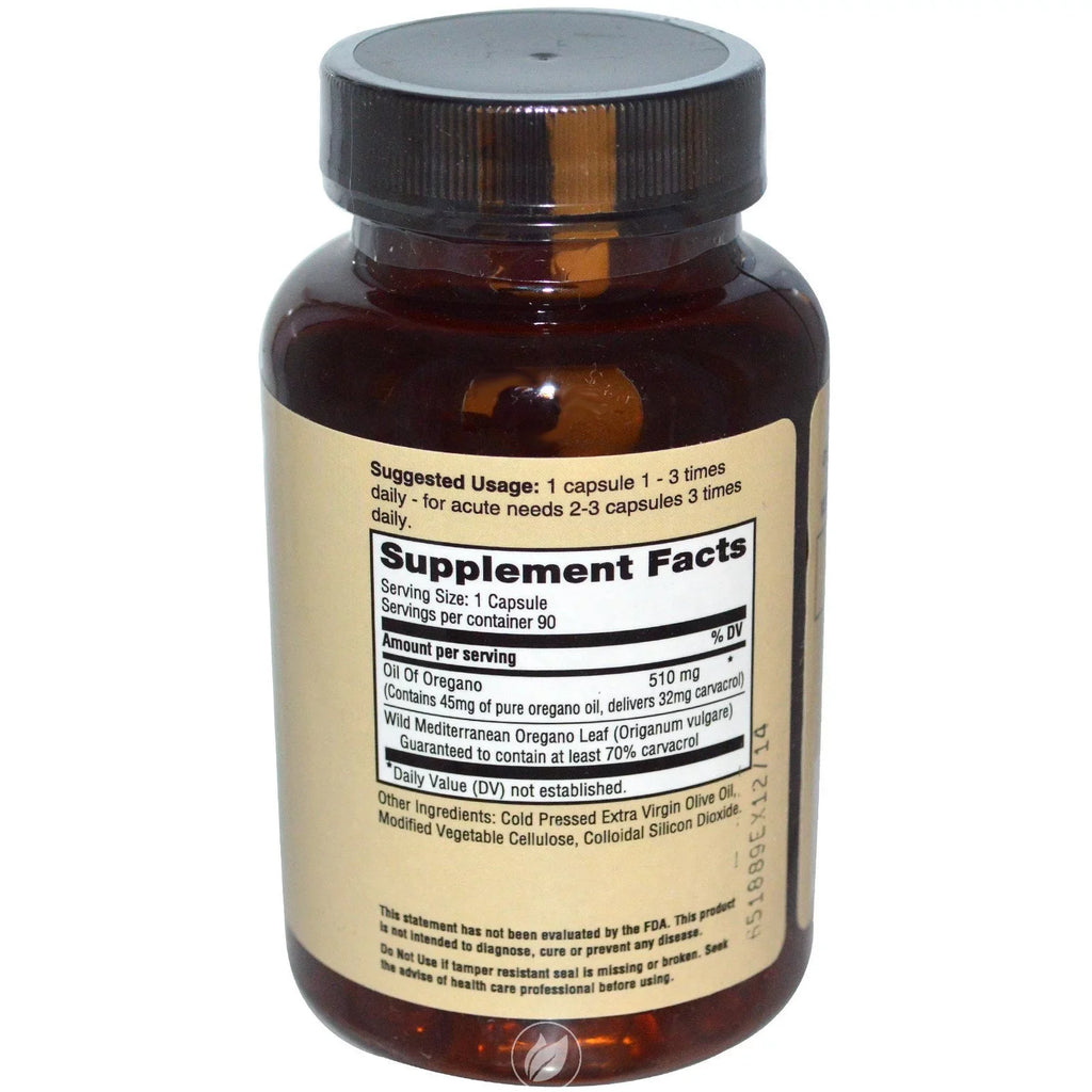 Wild Oregano Oil EA 1/90 CAP by California Natural, Pack of 2